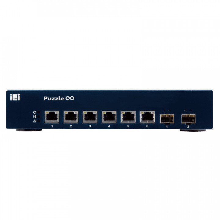 Компактный встраиваемый компьютер IEI PUZZLE-IN003B-C1 (Intel Atom C3558, 6x1GbE, 2x10GbE SFP+)