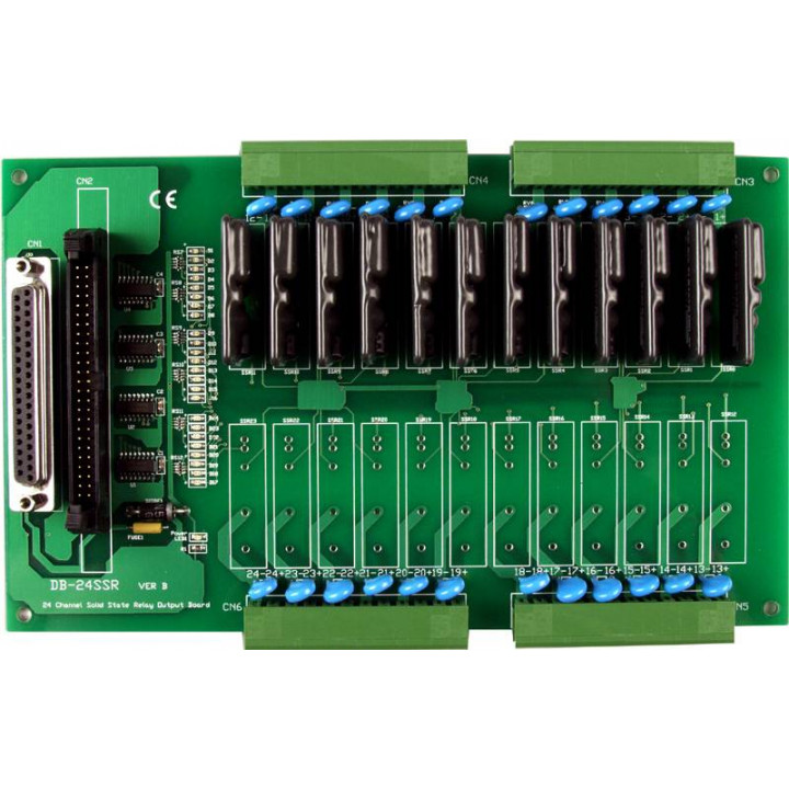 Плата ICP DAS DB-12SSR (выносная, 12 твердотельных реле + CA-5015) Плата ICP DAS DB-12SSR (выносная, 12 твердотельных реле + CA-5015)
