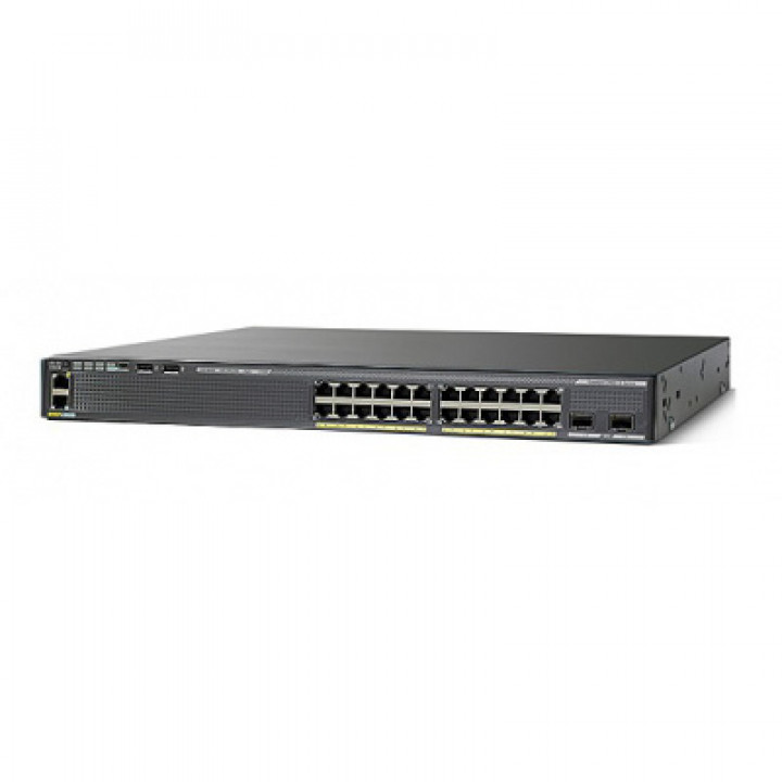 Коммутатор Cisco WS-C2960X-24TD-I (24 GigE, 2x10G SFP+, IP Lite)
