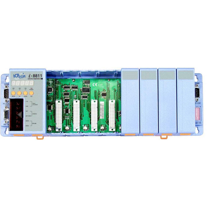 Контроллер программируемый модульный ICP DAS I-8811 CR (8 слотов, 4 COM-порта)