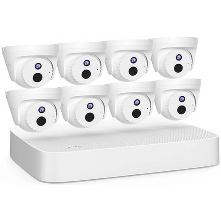Система видеонаблюдения Tenda K8P-4CR (8-канальный PoE, 4K UHD) Система видеонаблюдения Tenda K8P-4CR (8-канальный PoE, 4K UHD)