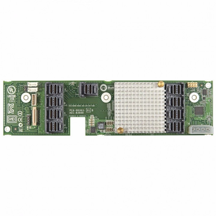 Плата расширения Intel RES3TV360 (SAS-3 12Gb/s, 36 портов) Плата расширения Intel RES3TV360 (SAS-3 12Gb/s, 36 портов)