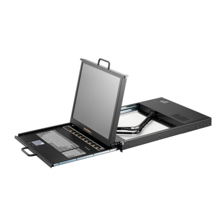 KVM-консоль Ariesys AMK708-17CBRU (17" TFT LCD, 1U, 8 портов VGA Combo, кабели 1.8м, клавиатура RU, тачпад) KVM-консоль Ariesys AMK708-17CBRU (17" TFT LCD, 1U, 8 портов VGA Combo, кабели 1.8м, клавиатура RU, тачпад)