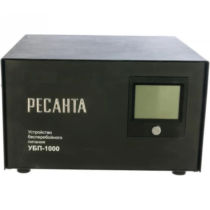 Источник бесперебойного питания Ресанта 61/49/4 (УБП-1000, 800 Вт, 24 В)