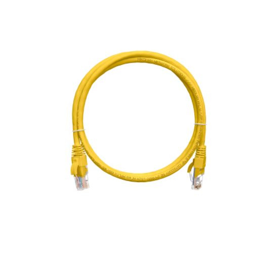 Коммутационный шнур NIKOMAX NMC-PC4UD55B-001-C-YL (U/UTP, Cat.5e, 0.15м, желтый)