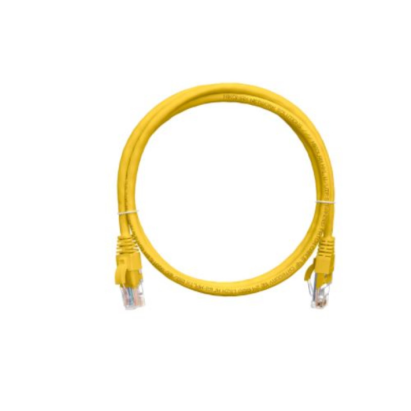Коммутационный шнур NIKOMAX NMC-PC4UD55B-001-C-YL (U/UTP, Cat.5e, 0.15м, желтый)