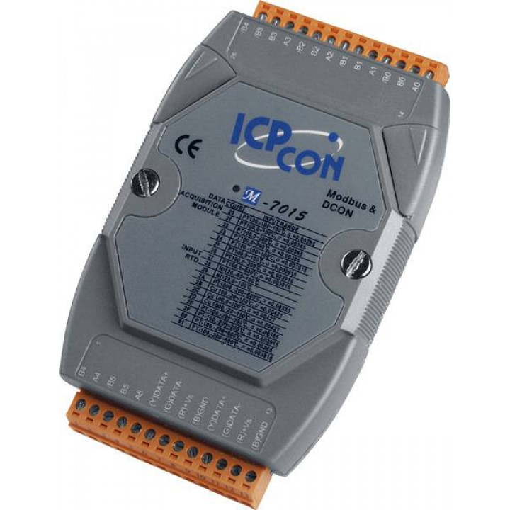 Модуль ICP DAS M-7015-G CR (6 каналов ввода с термосопротивления, Modbus RTU) Модуль ICP DAS M-7015-G CR (6 каналов ввода с термосопротивления, Modbus RTU)