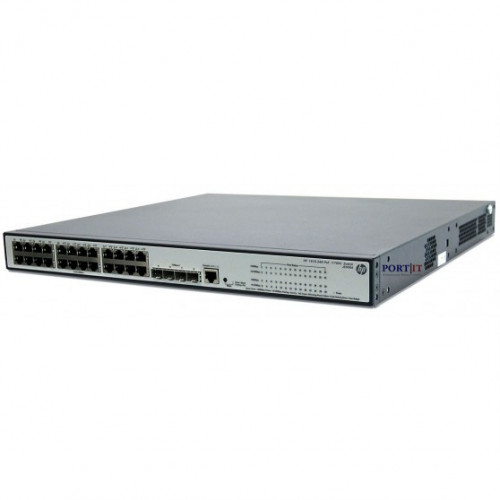 Управляемый коммутатор HP V1910-24G-PoE JE008A (24xGigabit, PoE 170W, 4xSFP)