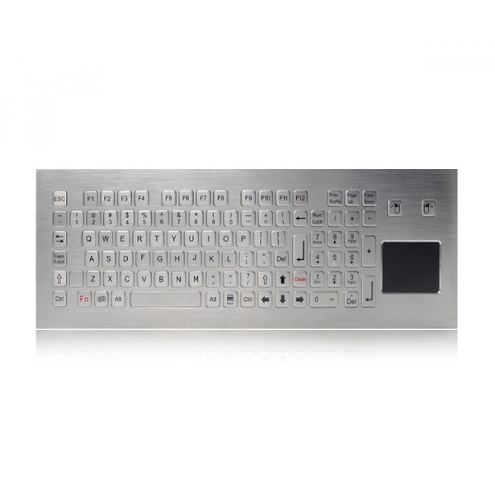 Антивандальная клавиатура Key Technology K-TEK-B420TP-KP-FN-DWP-US/RU-USB (встраиваемая, IP65, русифицированная, 103 клавиши, тачпад, USB) Антивандальная клавиатура Key Technology K-TEK-B420TP-KP-FN-DWP-US/RU-USB (встраиваемая, IP65, русифицированная, 103 клавиши, тачпад, USB)