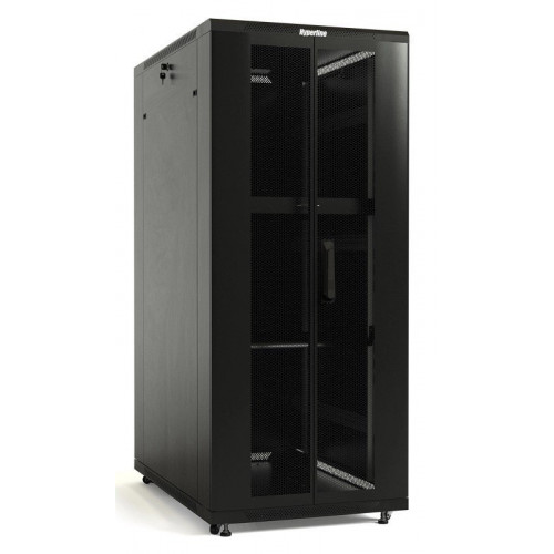 Шкаф Hyperline TTB-4261-DD-RAL9004 (42U, 2055x600x1000 мм, напольный, 19