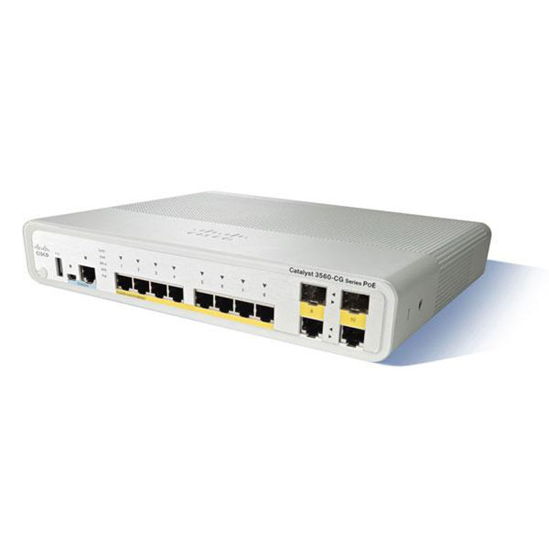 Коммутатор Cisco WS-C3560CG-8PC-S (8 портов GE PoE+)