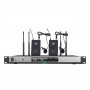 Беспроводная микрофонная система DSPPA D5822 (True Diversity UHF, 2 микрофона клипсового типа)