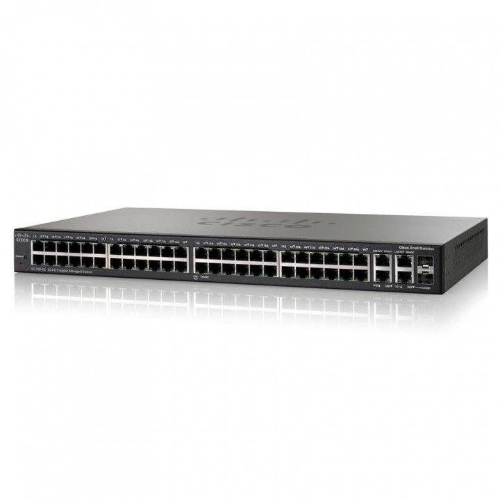 Управляемый коммутатор Cisco SRW2048-K9-EU (52-портовый Gigabit, 48xRJ-45, 4xSFP)