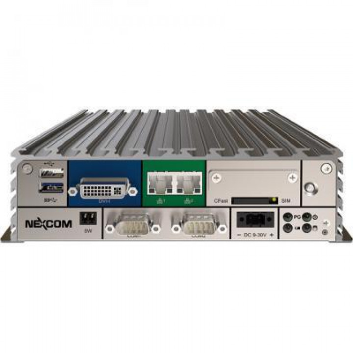 Ультракомпактный встраиваемый компьютер NEXCOM NISE105 (Intel Atom E3826, 8 Гб DDR3L, 2xGbE, 9...30В DC)