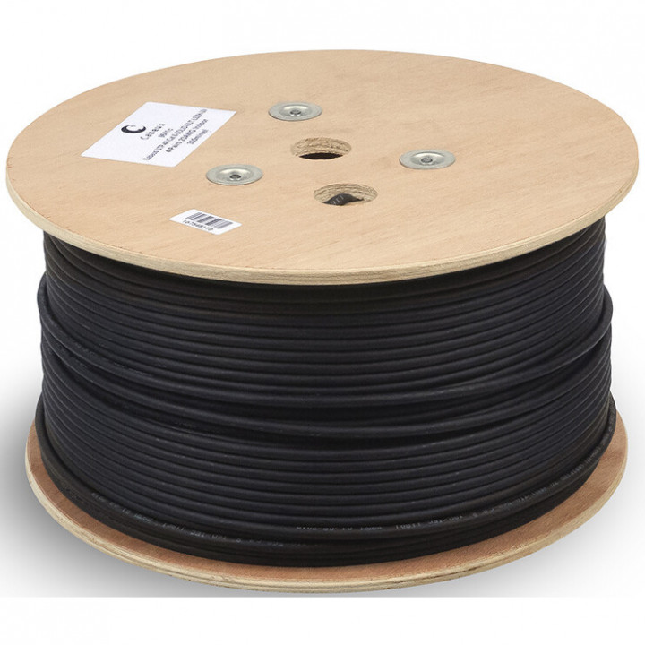 Кабель витая пара Cabeus UTP-4P-Cat.5e-SOLID-ST-OUT (UTP, Cat.5e, 24 AWG, solid, для внешней прокладки, с тросом, 305м) Кабель витая пара Cabeus UTP-4P-Cat.5e-SOLID-ST-OUT (UTP, Cat.5e, 24 AWG, solid, для внешней прокладки, с тросом, 305м)