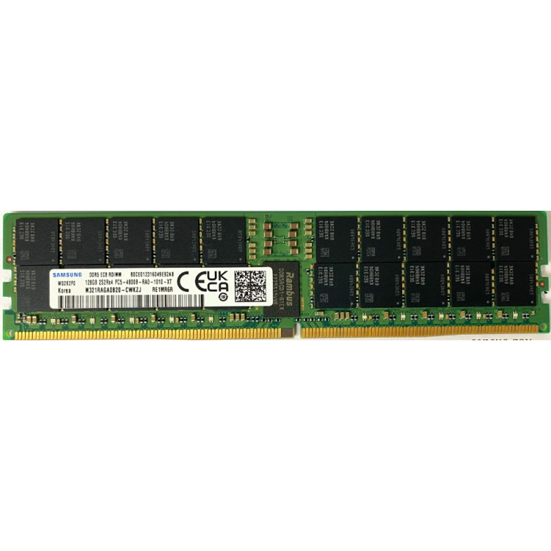 Оперативная память 128GB DDR5 4800MHz Samsung ECC RDIMM (M321RAGA0B20-CWK)