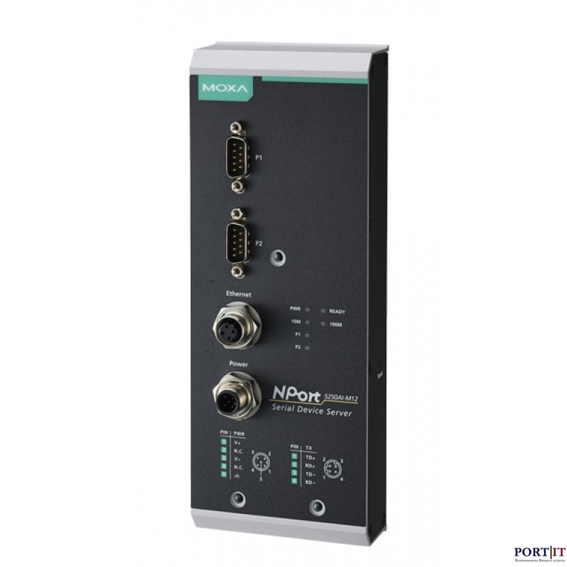 Сервер MOXA NPort 5250AI-M12