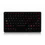 Промышленная клавиатура Key Technology K-TEK-M276HP-FN-BL-ML-EMC-FDT-US/RU-USB (встраиваемая, силиконовая, IP68, подсветка, MIL-STD)