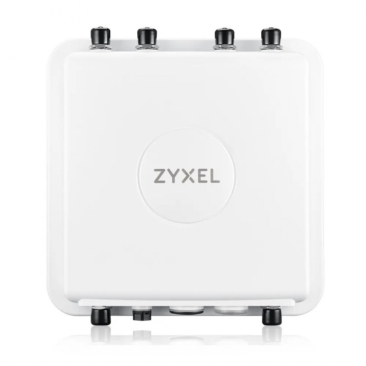 Точка доступа Zyxel WAX655E-EU0101F (WiFi 6, уличная, 2,4 и 5 ГГц, 1xLAN 2.5GE, IP67, PoE only)