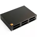 Оптический бокс Hyperline FO-19V-2U-6xSLT-W130H30-48UN-BK