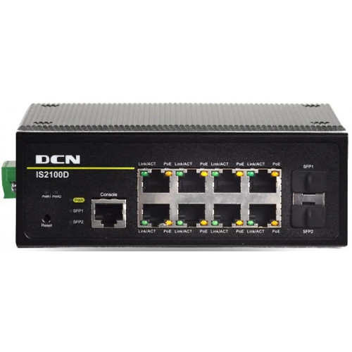 Коммутатор DCN IS2100D-2GF8TX-P(R2)