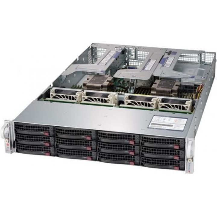 Серверная платформа Supermicro SSG-6029P-E1CR12T (2U, 2x3647, C624, 16xDDR4, 12x3.5", 3108 SAS, 2x10GE, 2x1200W) Серверная платформа Supermicro SSG-6029P-E1CR12T (2U, 2x3647, C624, 16xDDR4, 12x3.5", 3108 SAS, 2x10GE, 2x1200W)