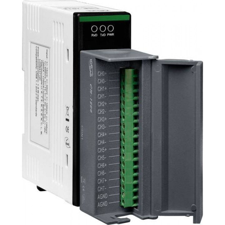 Модуль ввода-вывода USB ICP DAS USB-2019/S (8 AI, дочерняя плата CN-1824) Модуль ввода-вывода USB ICP DAS USB-2019/S (8 AI, дочерняя плата CN-1824)