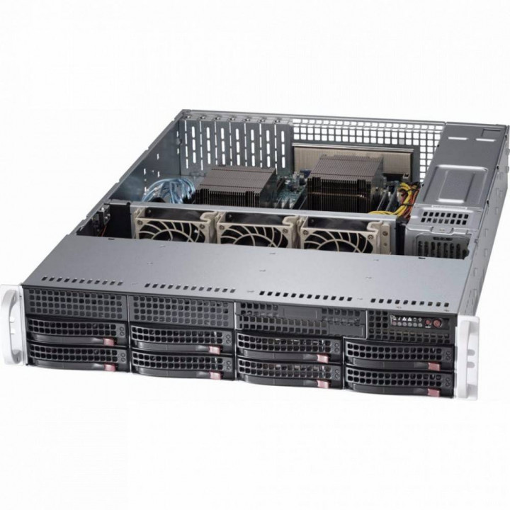 Серверная платформа Supermicro SYS-6027R-WRF (2U, LGA2011 Dual, 8x3.5" HotSwap, 16xDDR3)