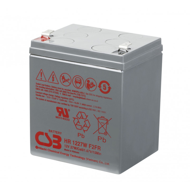 Аккумулятор CSB HR 1227W (высокая энергоемкость, +20% мощности) Аккумулятор CSB HR 1227W (высокая энергоемкость, +20% мощности)