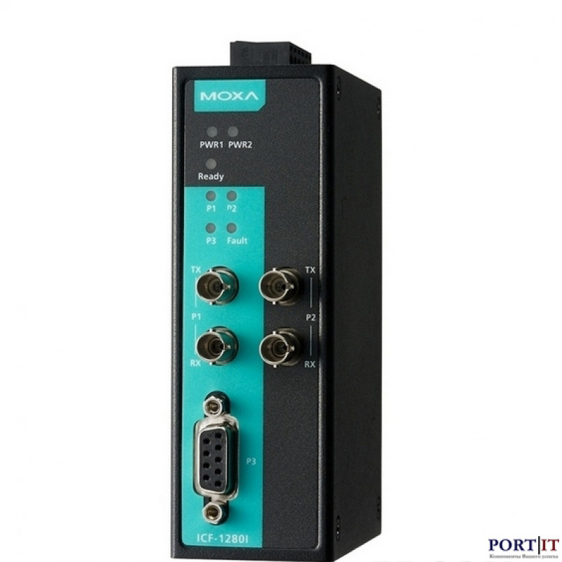 Преобразователь MOXA ICF-1280I-S-ST