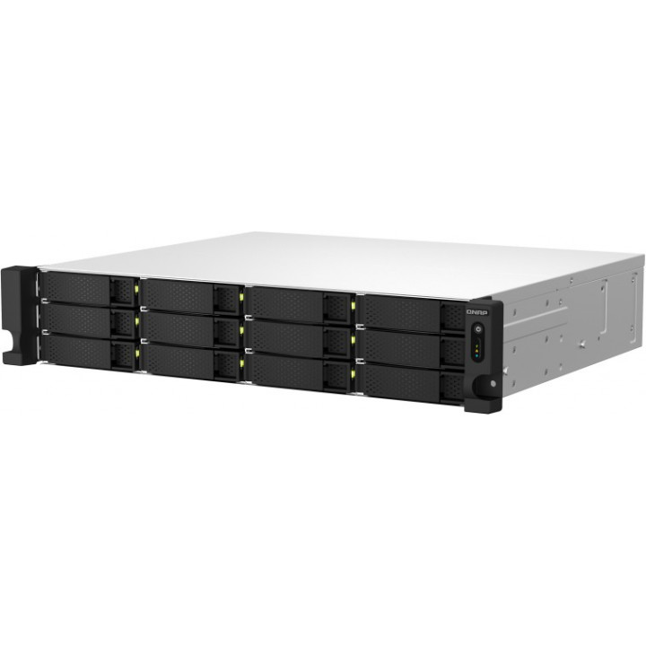 Сетевой RAID-накопитель QNAP TS-1264U-RP-8G (2U, 12bay, QC 2.0GHz, 8Gb RAM, 2x2.5Gb, 2xPS)
