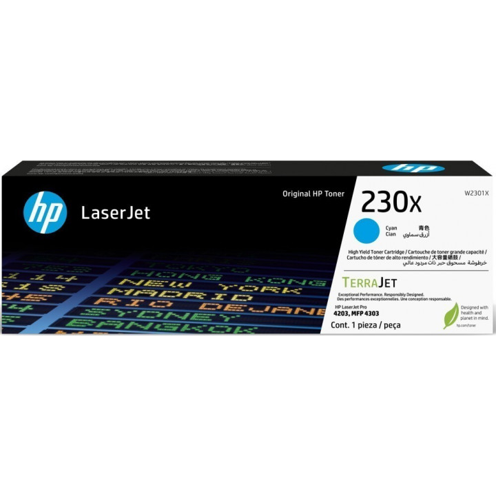 Картридж HP W2301X голубой (№230X, Original LaserJet Toner) Картридж HP W2301X голубой (№230X, Original LaserJet Toner)