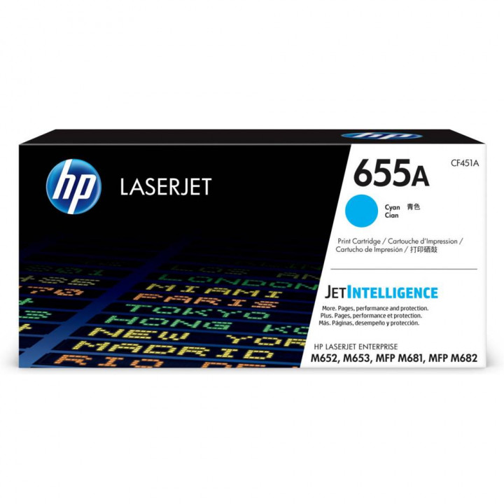 Лазерный картридж HP CF451A (10 500 стр., для CLJ M652/M653, MFP M681/M682)