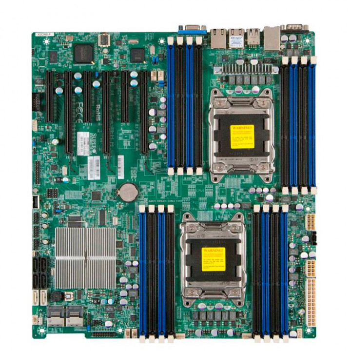 Серверная материнская плата Supermicro MBD-X9DRI-F-O (Dual LGA 2011, 8x SATA2, 2x SATA3, DDR3)