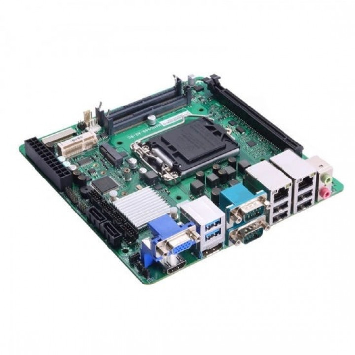 Плата Axiomtek MANO540-H-S (Mini-ITX, LGA1200+H410, DisplayPort++, HDMI, VGA, eDP, Dual GbE LAN)