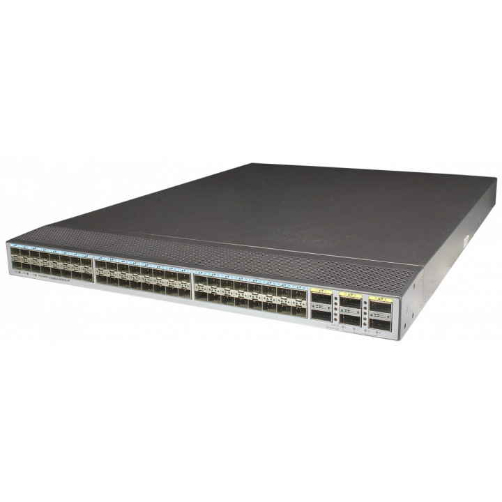 Коммутатор Huawei CE6856-48S6Q-HI (48-Port 10G SFP+, 6-Port 40GE QSFP+, 2*FAN Box)