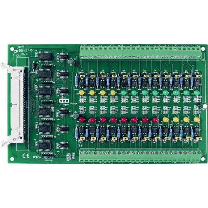 Плата ICP DAS DB-24P CR (24-канальная, изолированная, совместимая с OPTO-22)
