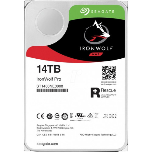 Жесткий диск Seagate 14TB SATA-III IronWolf Pro (ST14000NE0008)