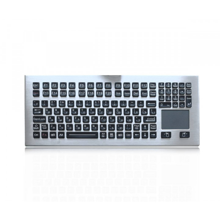 Промышленная клавиатура Key Technology K-TEK-M383TP-KP-FN-DT-DWP-US/RU-USB (водонепроницаемость и вандалозащищенность, нержавеющая сталь, IP68, русифицированная, 116 клавиш, USB) Промышленная клавиатура Key Technology K-TEK-M383TP-KP-FN-DT-DWP-US/RU-USB (водонепроницаемость и вандалозащищенность, нержавеющая сталь, IP68, русифицированная, 116 клавиш, USB)