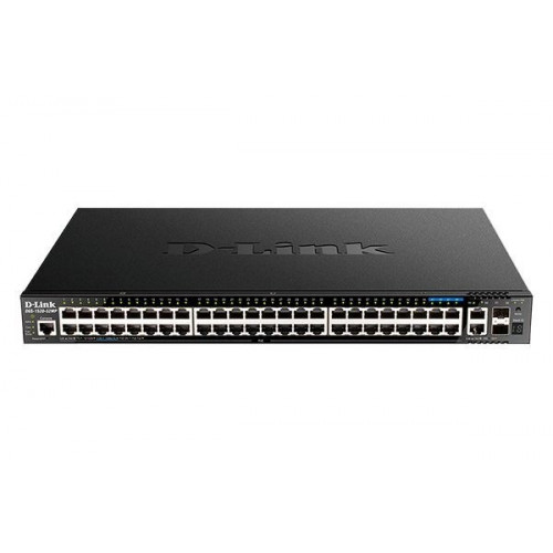 Коммутатор D-Link DGS-1520-52MP/A1A (L3, 44 PoE порта, 4 порта 2.5GbE)