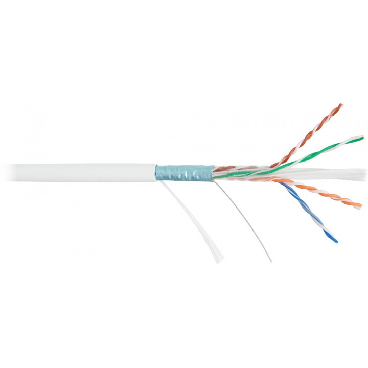 Кабель витая пара NIKOMAX NMC 4240C-WT (F/UTP, Cat.6, 250МГц, 23AWG, нг(А)-HF, белый)