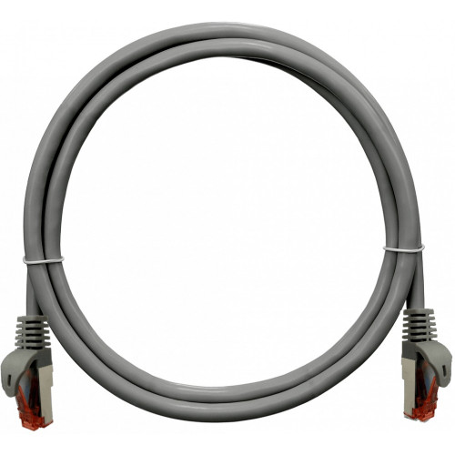 Коммутационный шнур S/FTP 4 пары, кат.6a (Класс Ea), 500МГц, 2хRJ45/8P8C, NIKOMAX NMC-PC4SA55B-ES-010-C-GY