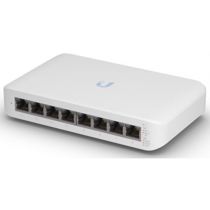 Коммутатор Ubiquiti USW-LITE-8-POE (8-port, Layer 2 PoE, 52W PoE, fanless) Коммутатор Ubiquiti USW-LITE-8-POE (8-port, Layer 2 PoE, 52W PoE, fanless)