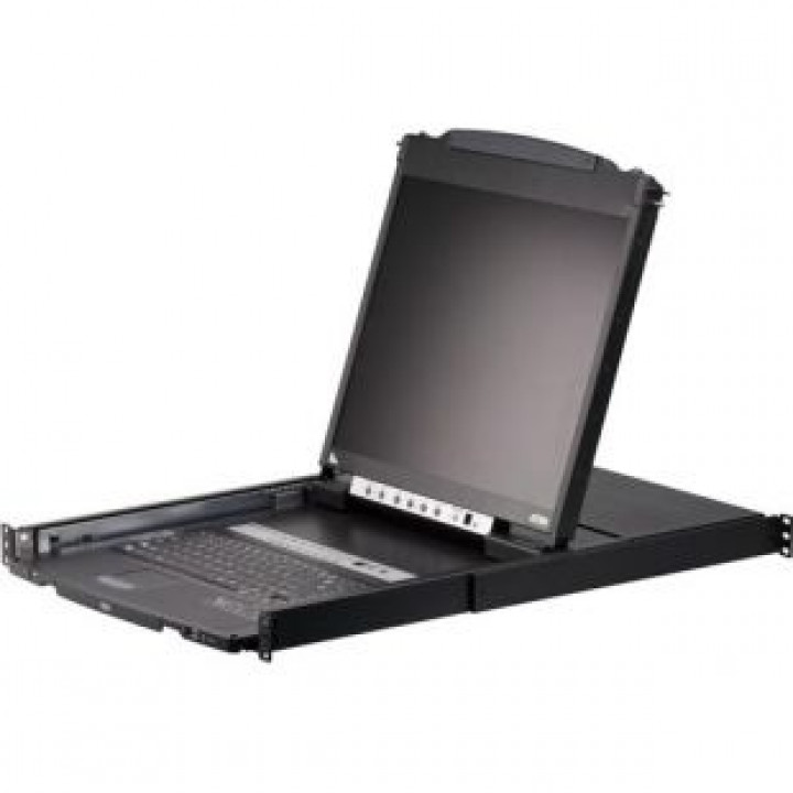 Консоль KVM ATEN CL5708N-ATA-RG (19" LCD, 8 портов, 1280x1024) Консоль KVM ATEN CL5708N-ATA-RG (19" LCD, 8 портов, 1280x1024)