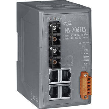 Промышленный коммутатор ICP DAS NS-206FCS CR