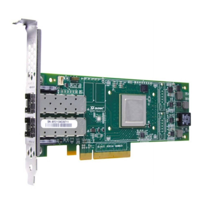 Контроллер Dell QLogic QLE2662 406-BBBB (Dual Port, 16Gbps Fibre Channel PCIe HBA Card Full Height)