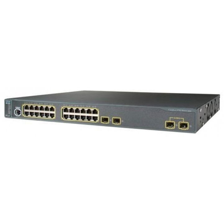 Коммутатор Cisco ME-C3750-24TE-M (24x10/100/1000 + 2 SFP, AC)