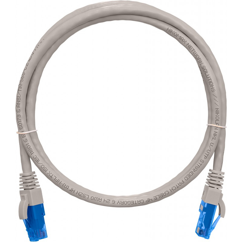 Коммутационный шнур NIKOMAX NMC-PC4UE55B-001-C-GY (U/UTP, Cat.6, 250МГц, 0.15м, серый)