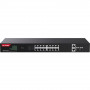Коммутатор IP-COM G1120P-16-250W (неуправляемый PoE, 20 портов, 18x1 Гбит/с, SFP 2x1 Гбит/с, PoE 16х30 Вт)
