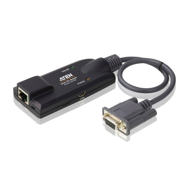 Модуль удлинителя ATEN KA7140-AX (RS232, 300 м, UTP Cat5e, разрешение 1600х1200)